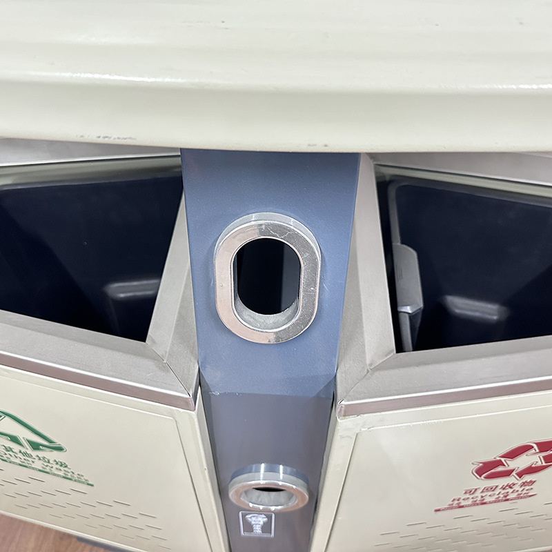 不銹鋼戶外小區(qū)多分類(lèi)垃圾箱